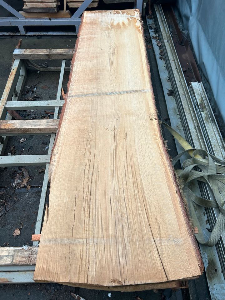 Eiche Holz Stamm Bohle Epoxi Epoxidharz Brett Baum Schreiner in Loiching