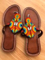 Sandalen Flip Flops mit Perlenapplikation Gr 38 - NEU Berlin - Zehlendorf Vorschau