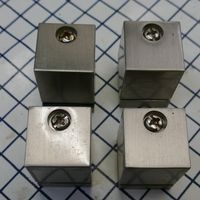 4 x Aluminium Halter grau für Befestigung von Platten, NP:9,90 € Bayern - Bernau am Chiemsee Vorschau