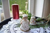 Weihnachtsdeko Deko Engel Glas Kerzenständer Porzellan Glocke Bayern - Haßfurt Vorschau