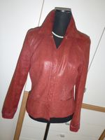 YUPPIE by HEINE ❤️ Lederjacke weichstes LEDER ROT/SILBER Gr38 Niedersachsen - Adendorf Vorschau