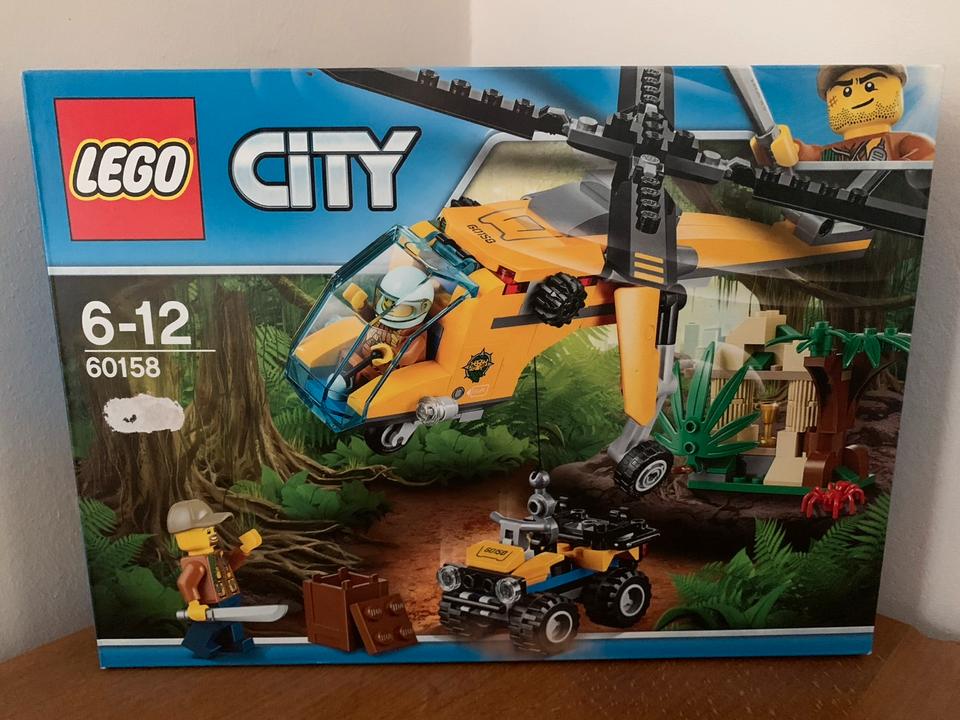 Lego City Set 60158 Dschungel-Frachthubschrauber vollständig in Werneck