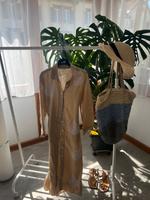ZARA Midi-Kleid – Perlenstickerei – Leinen Stuttgart - Mühlhausen Vorschau