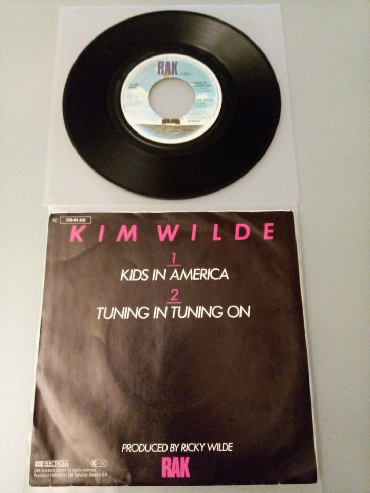 ! TOP HIT ! Kim Wilde Vinyl Single ‎– Kids In America – von 1981 in Köln