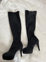 Lascana Damen Overknee schwarz Gr.40 Bayern - Puchheim Vorschau