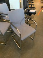 Konferenzstuhl Thonet S55 Freischwinger Stoff grau, Set 3 Stück Frankfurt am Main - Ostend Vorschau