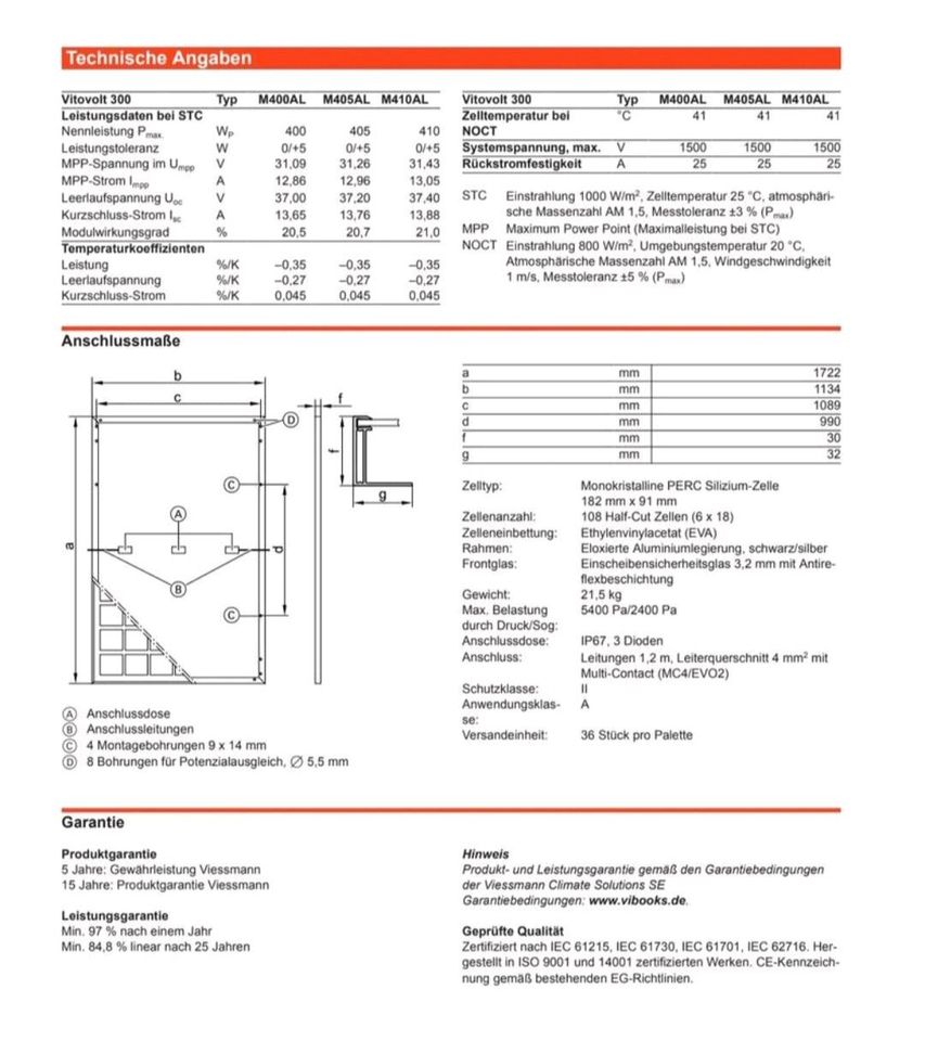 Balkonkraftwerk Solarmodule 410 Watt/800 Watt Microwechselrichter in Ingelheim am Rhein