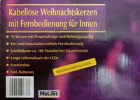 Kabellose Weihnachtskerzen mit Fernbedienung für innen Dithmarschen - Schrum Vorschau