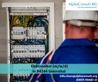 Elektroniker (m/w/d) in Geiersthal Bayern - Geiersthal Vorschau