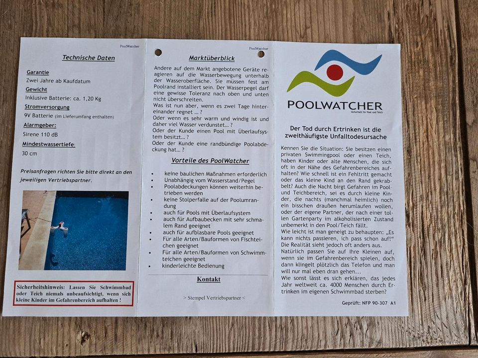 Poolwatcher für Pool oder Teich in Tangstedt 