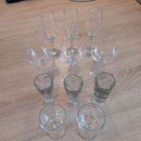 11 Gläser, Sekt, Wein, Likör Niedersachsen - Seggebruch Vorschau
