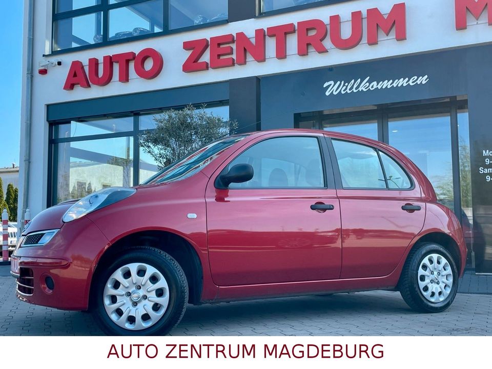 Nissan Micra Visia 1,2 RCD 4/5 trg. 8 fach bereift 1.H in Magdeburg