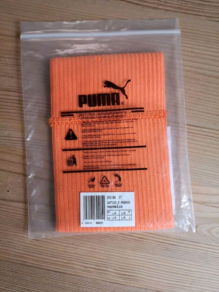 Capitänsbinde /Armband  Puma, neu u. original verpackt, orange, S in Ellerstadt