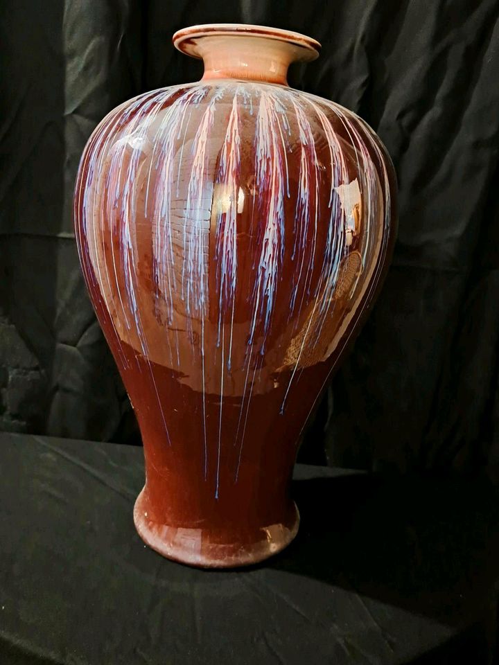 Grosse Meiping  porzellan Vase China oxblood in Berlin