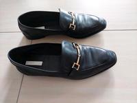 Loafer Schuhe Lederschuhe Damen Gr. 41 schwarz H&M premium Niedersachsen - Garrel Vorschau