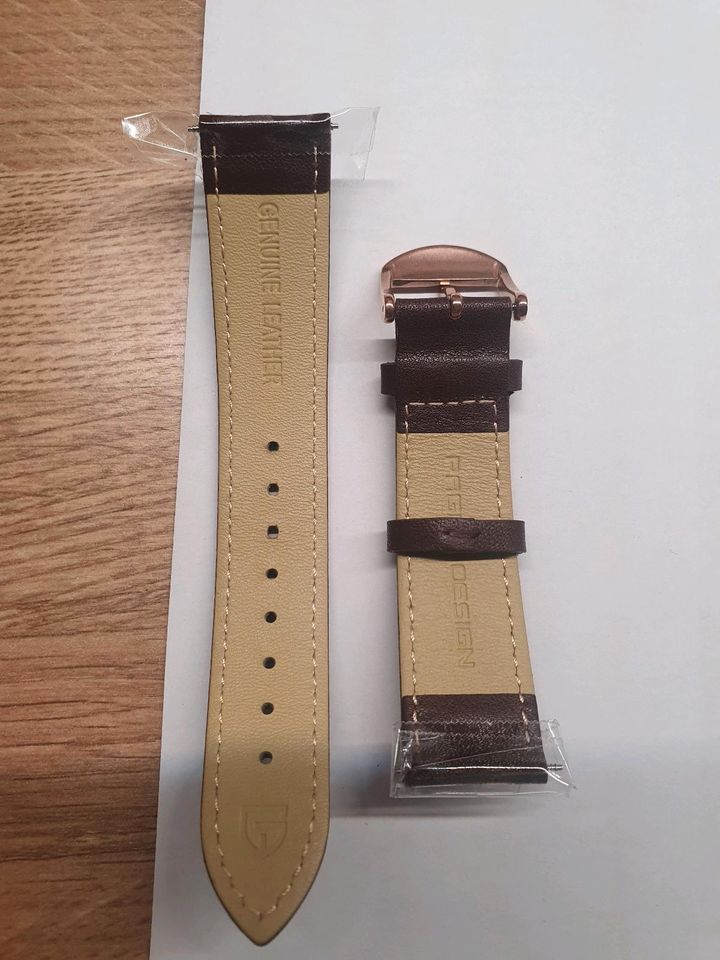 Lederarmband Uhr Uhrenarmband braun Neu in Dresden