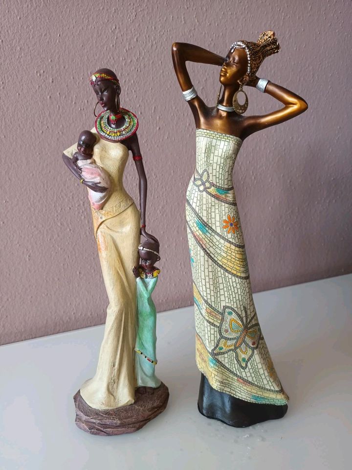 2 Afrikanische Massai Frauen, Dekofigur in Gaimersheim