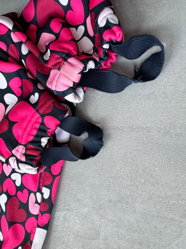Lupilu softshell Anzug Mädchen buddelanzug Größe 86/92 pink in Kettenkamp