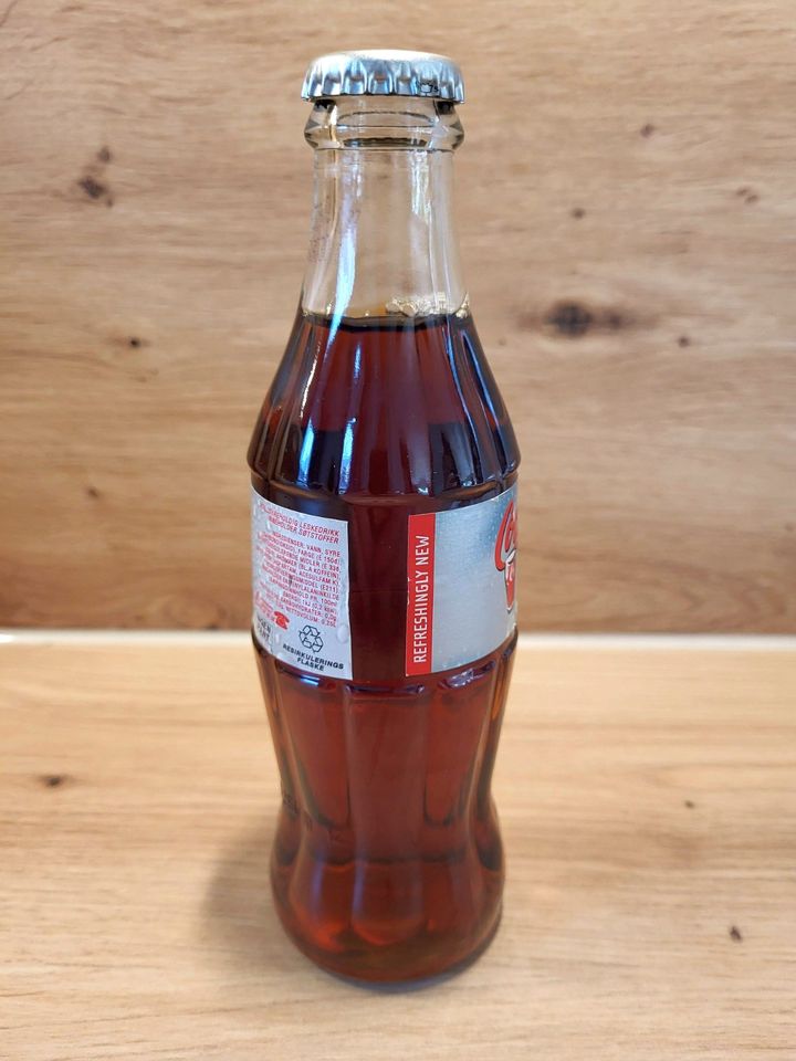 Original Coca Cola light Glasflasche 0,25 Liter von 2002 in Großbeeren