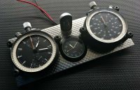 Omega XL Rallye Timer Rattrapante Flyback Stoppuhr Set mit Licht Baden-Württemberg - Weil am Rhein Vorschau