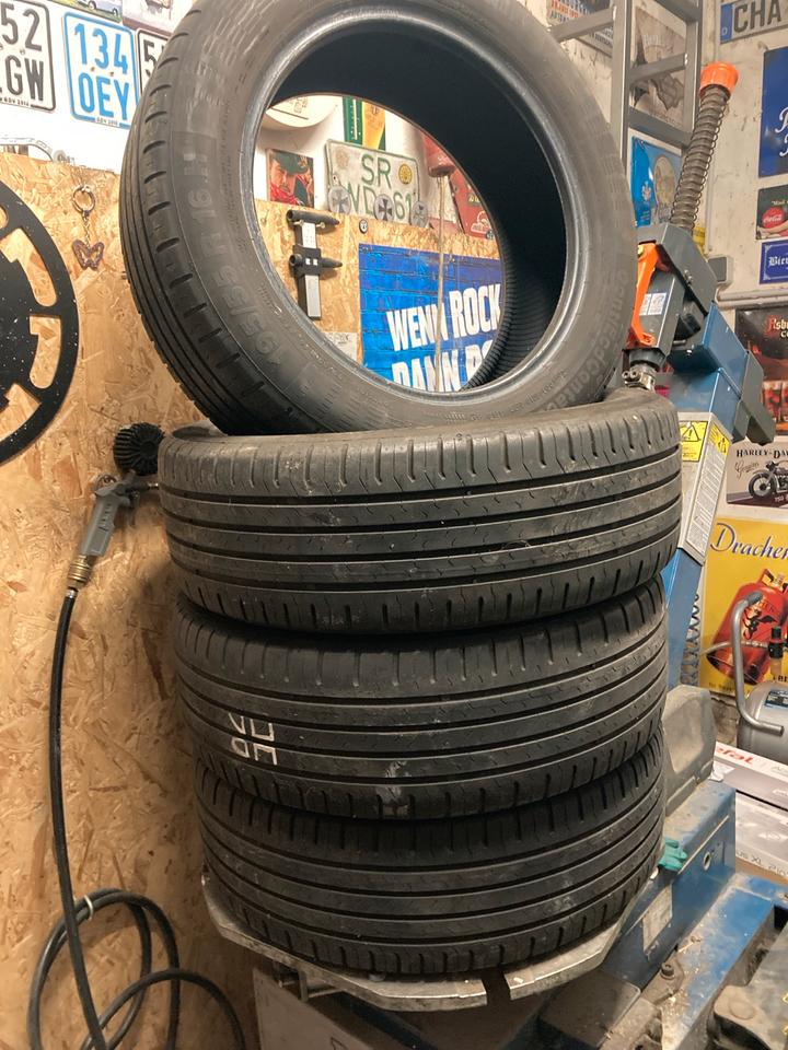 4 Sommerreifen 195/55R16 DOT2013 Continental Ecocontact 5mm in Zandt