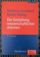Die Gestaltung wissenschaftlicher Arbeiten 8. Auflage Berlin - Tempelhof Vorschau