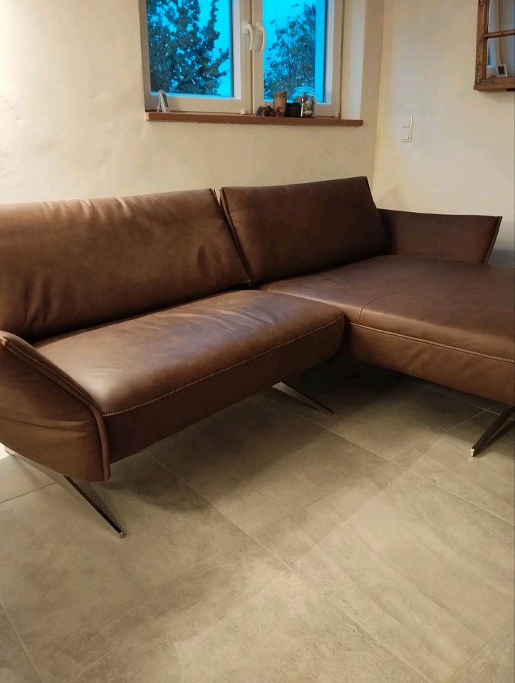 LederSofa plus Hocker 360°C in Lemgo