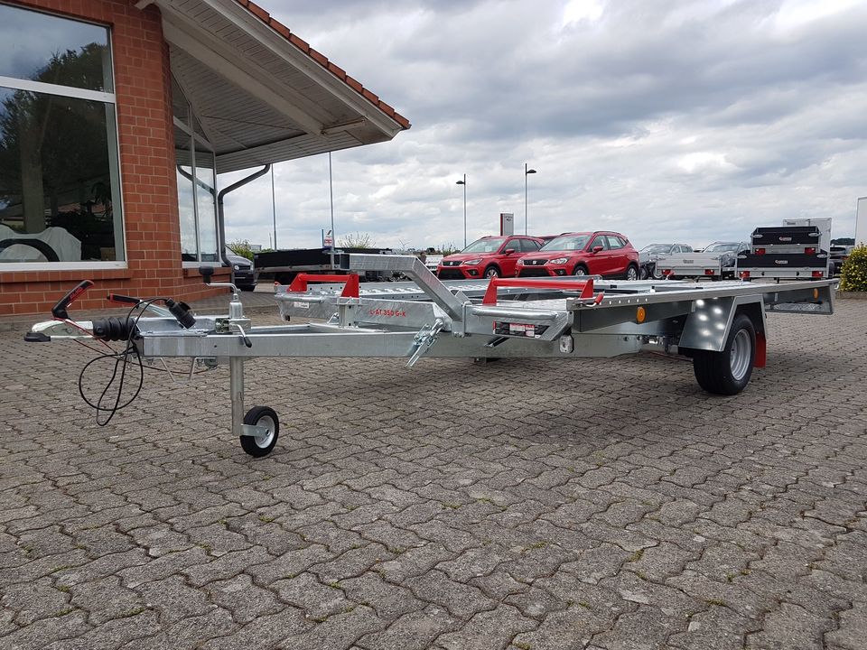 Pongratz L-AT 350 G-K 1,5t Autotransportanhänger kippbar in Lüdersfeld