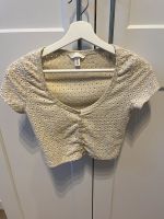 Crop Top v. H&M - Top mit Spitze - beige - GR. S Hessen - Büdingen Vorschau