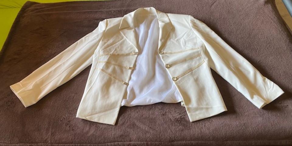 Neu!OVP Damen Blazer, Made in Italy im weiß,44/46 Gr. in Schmelz