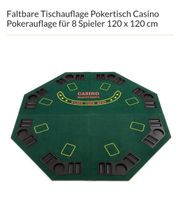 Pokertischauflage achteckig Nordrhein-Westfalen - Mechernich Vorschau