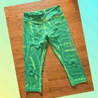 Zumba Fitness Capri Leggings Größe S Grün Muster Print Metallic Niedersachsen - Bad Pyrmont Vorschau
