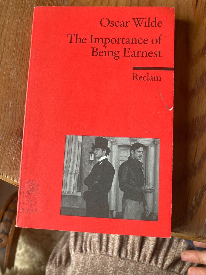 Oscar Wilde - Importance of being Earnest - Reclam in Albersweiler