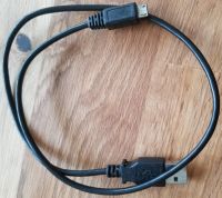 ☆ Schwarzes MicroUSB auf USB Kabel 50 cm lang Chemnitz - Altchemnitz Vorschau