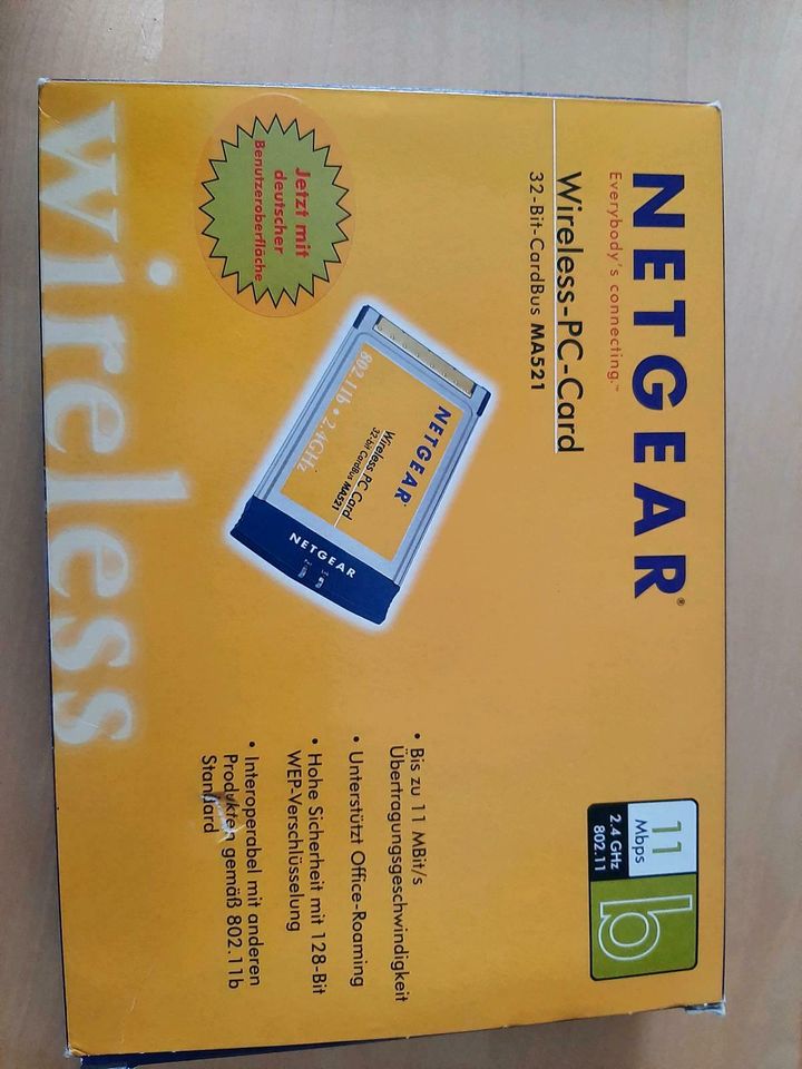 Netgear Wireless-PC-Card MA521 in Hirschau