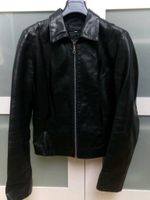 Italienische Damen Lederjacke schwarz Echtleder Gr. M 38 40 Bayern - Großmehring Vorschau