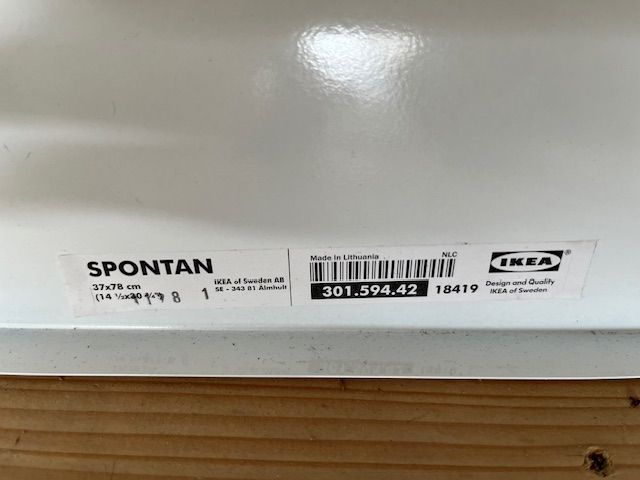 3 MAGNETTAFELN VON IKEA mit dem Namen SPONTAN, weiß in Calw