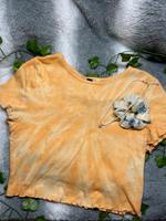 H&M Tshirt Orange gebatikt S kurzarm Sommer Kiel - Suchsdorf Vorschau