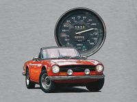 Triumph TR6, britischer Roadster, Vmax, hochwertiges T-Shirt Bayern - Olching Vorschau