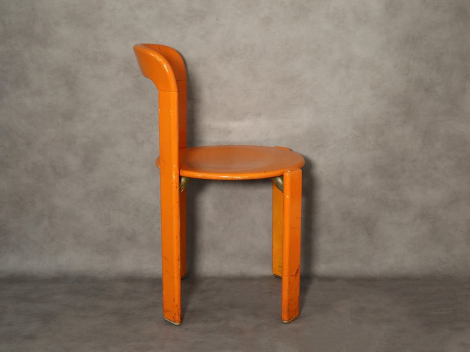 1/27 Bruno Rey Kusch Co Vintage Chair Designerstuhl Orange Stuhl in Wuppertal