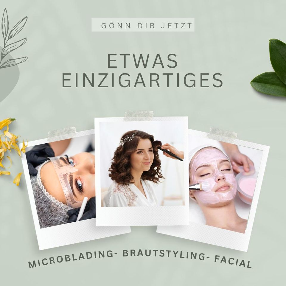 Brautstyling, Microblading,  Microneedling, Anti-Aging Behandlung in Hanau