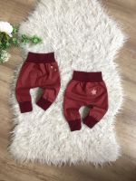 Handmade Softjeans dunkelrot Zwillinge 68 Mädchen Geschenk Geburt Nordrhein-Westfalen - Südlohn Vorschau