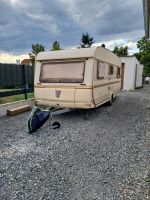 Wohnwagen mit Sonnensegel Verleih Mieten Ferien Camping Anhänger Hessen - Neukirchen Vorschau