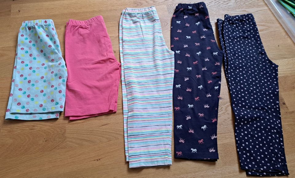 Sommerpaket Caprileggings, Radler Topolino Gr. 128 in Freiburg im Breisgau