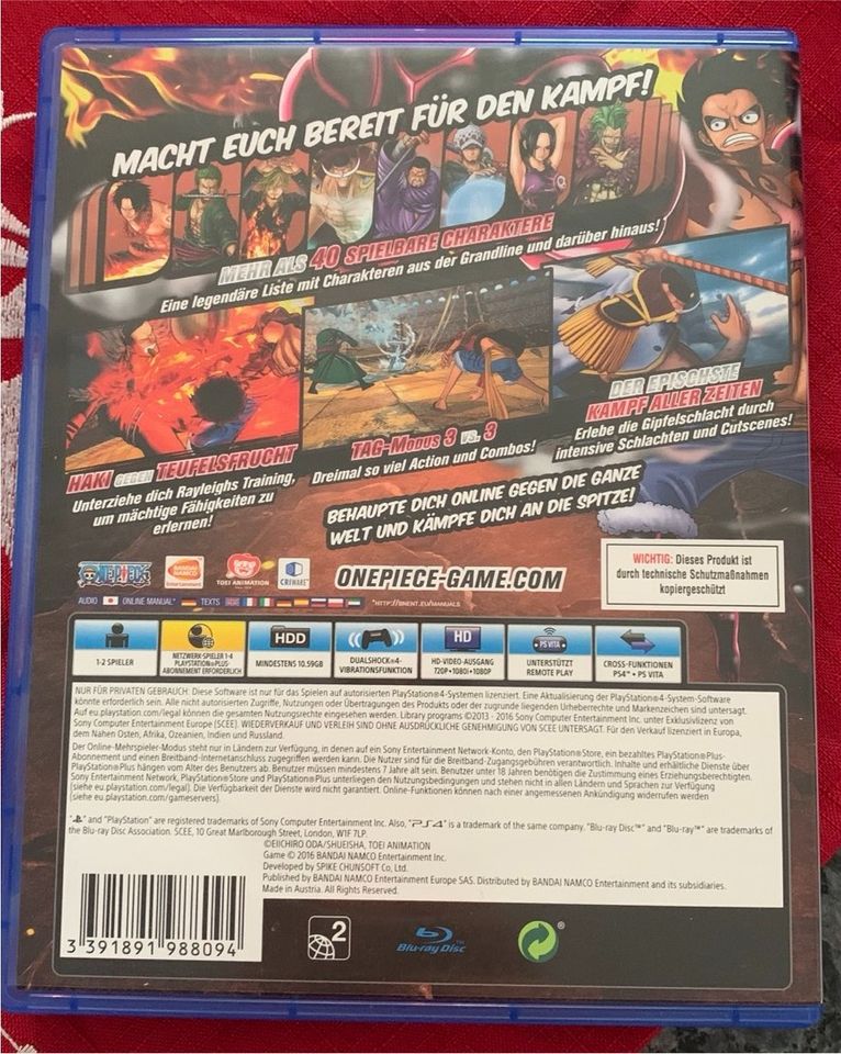 ONE PIECE BURNING BLOOD Ps4 in Kempten