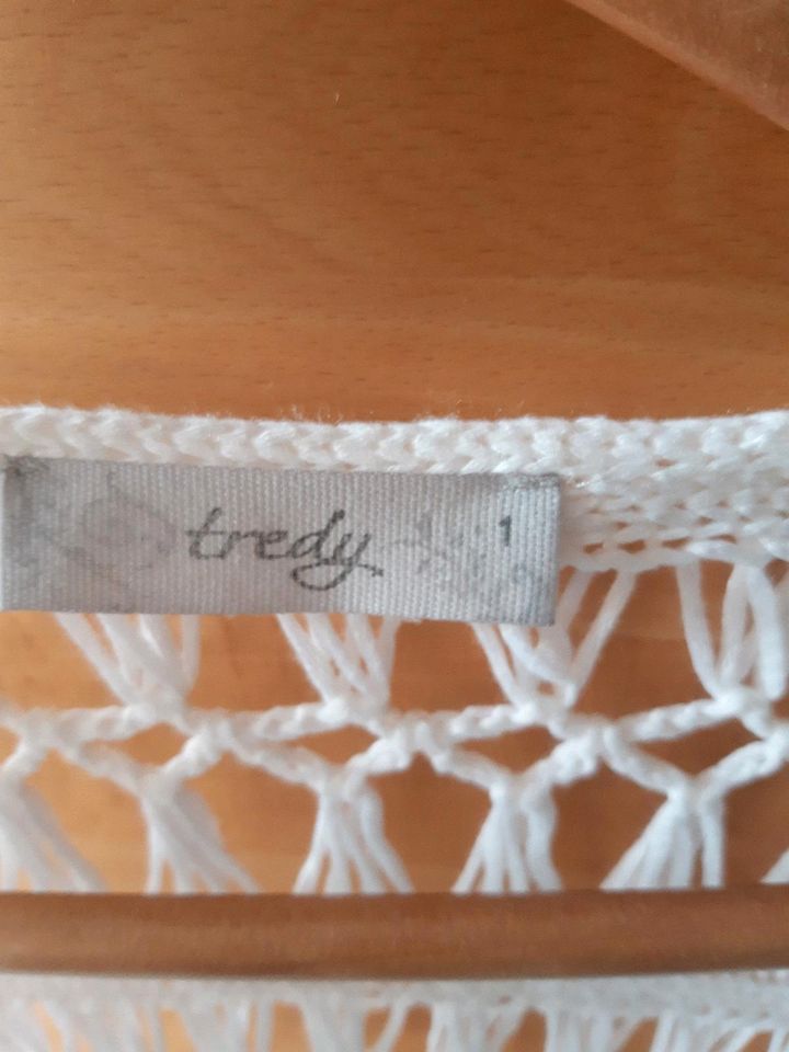 Strickweste Einheitsgröße von tredy weiß in Meinerzhagen