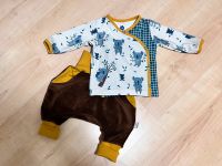 Handmade Lillestoff Baby Pumphose Wickeljacke Größe 68 neu Sachsen - Großolbersdorf Vorschau