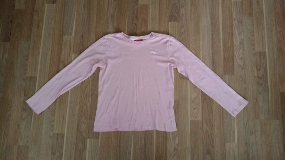 PUMA Shirt Langarm Pullover pink rosé hellrosa rosa L XL 42 44 in Zell am Main