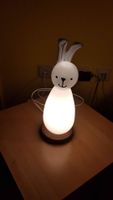 Hasen Lampe weiß Glas Holzsockel *Rar*Ostern Niedersachsen - Osterode am Harz Vorschau