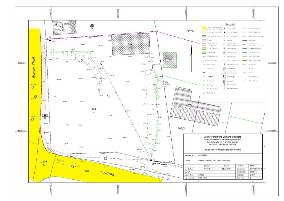 ! Bauträgerfreies Grundstück 750 - 1500 qm ! in Brand-Erbisdorf